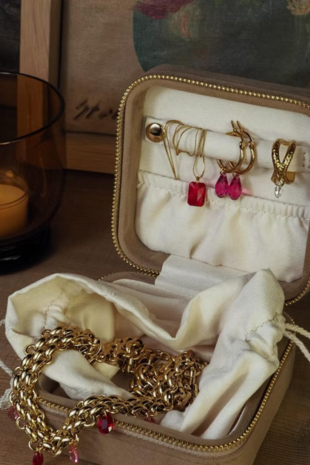 Smykkeskrin Lys Brun