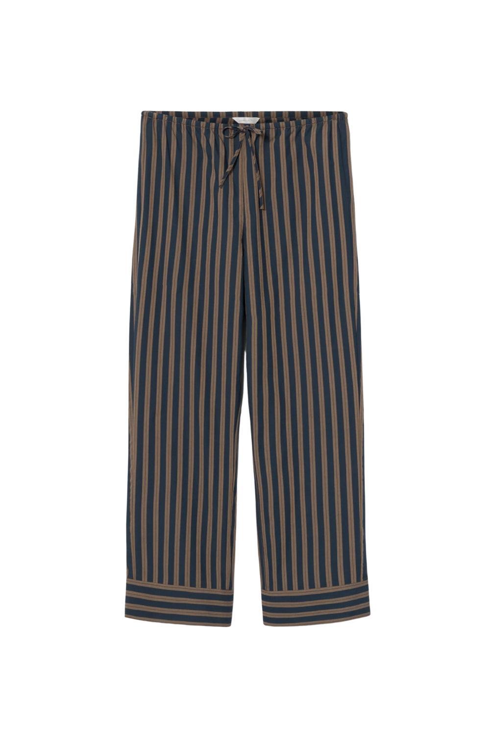 Soire Pyjamas Set Navy Spripe