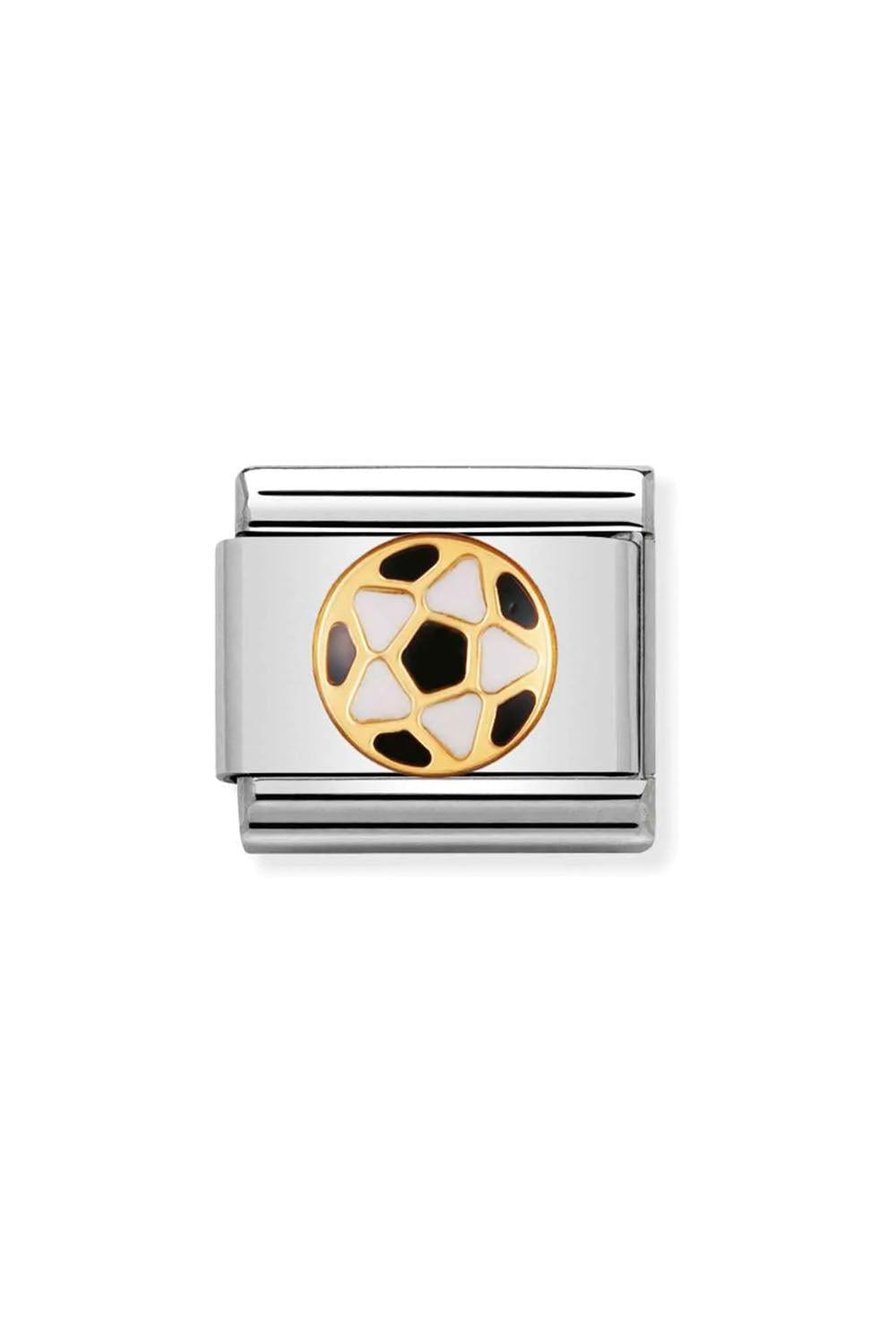 Sports 18k Gold Black-white ball