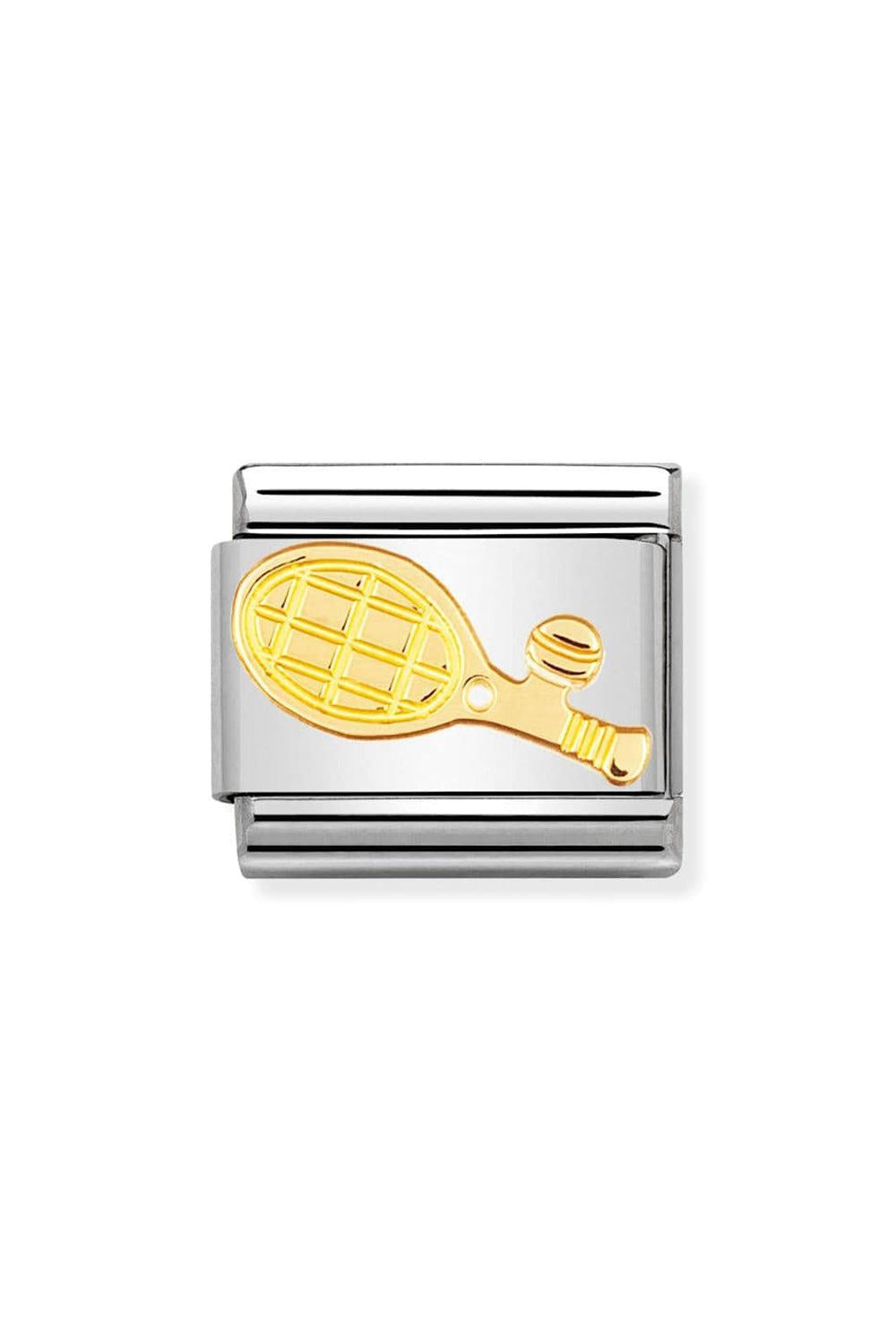 Sports 18k Gold Tennis Racket