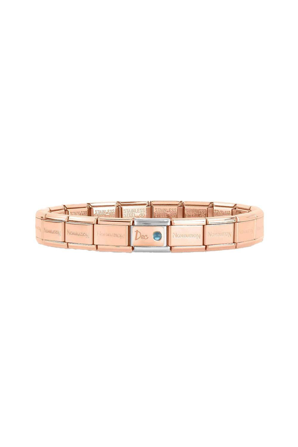 Stones 9K Rose Gold December birthstone Diamond