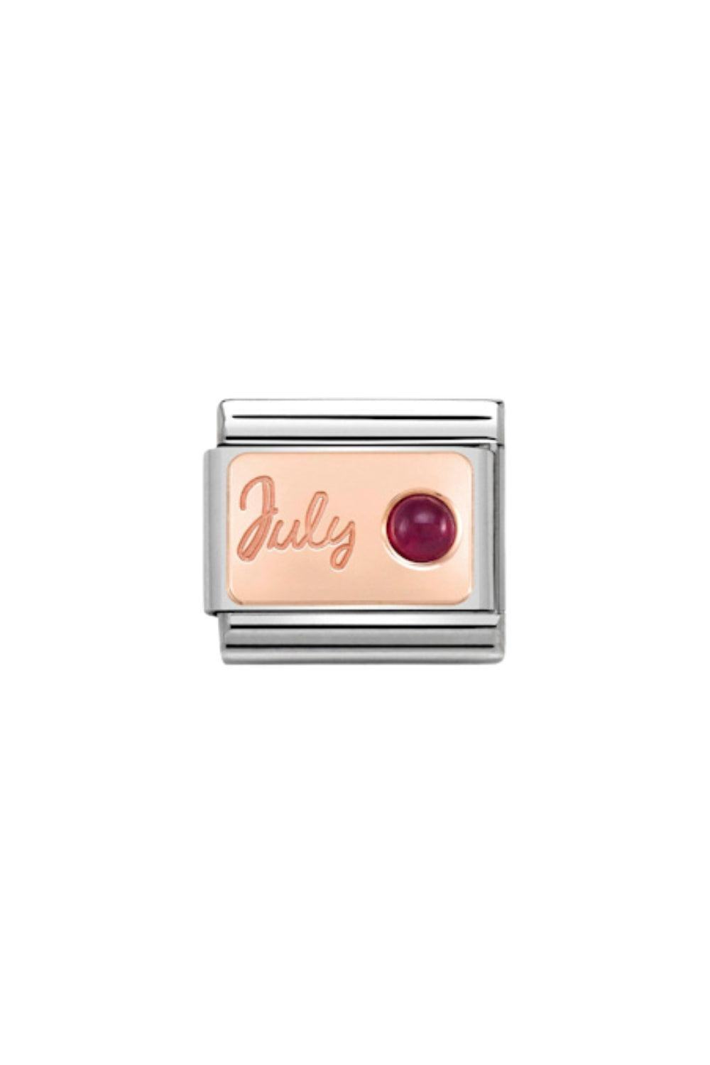 Stones 9K Rose Gold July birthstone Diamond