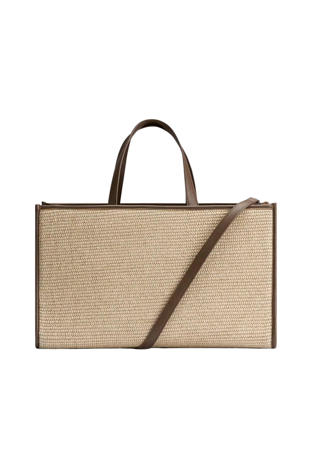 Straw bag Brown medium