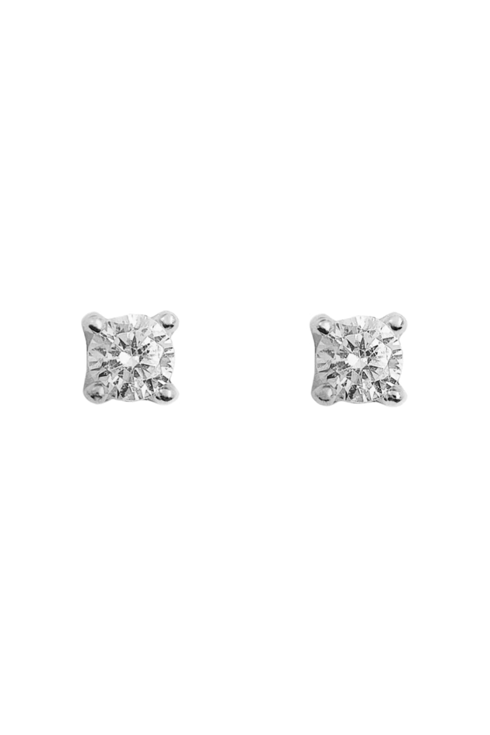 Stud Earrings Silver 6mm