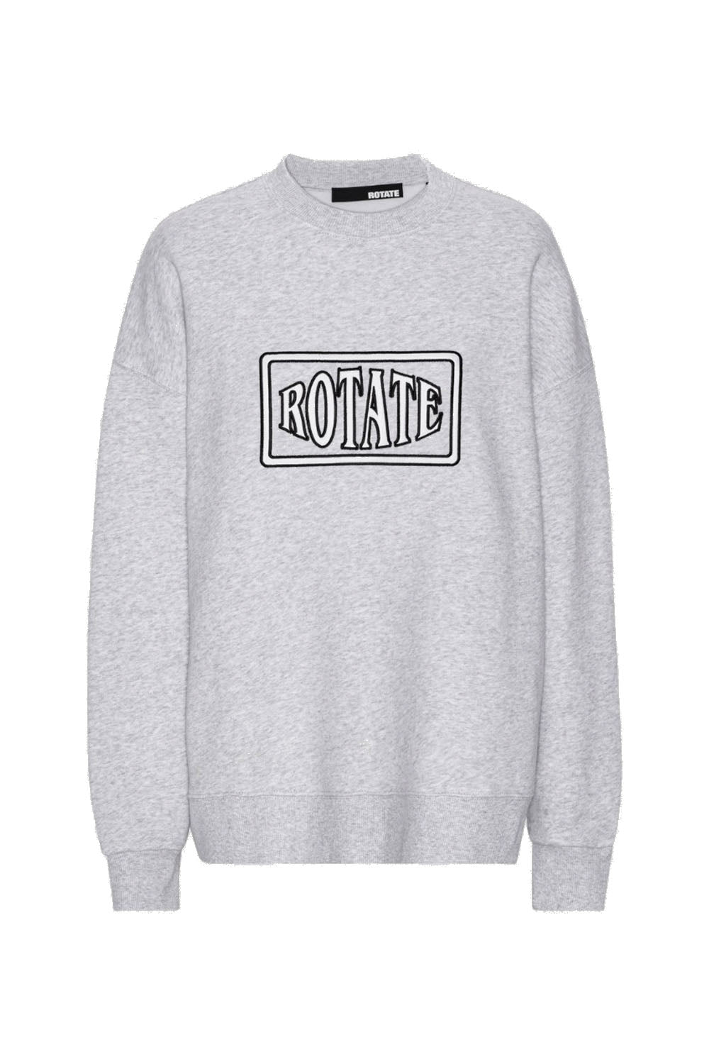 Sweat Crewneck With Logo Grey Melange