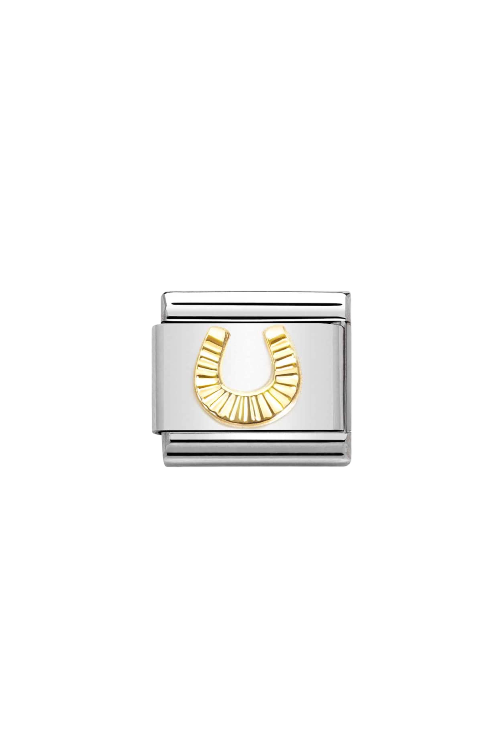 Symbols 18K Gold Diamond Coated Horse Shoe