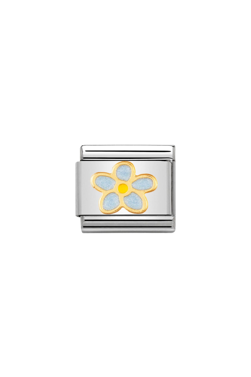 Symbols 18k Gold & Enamel Forget me nots