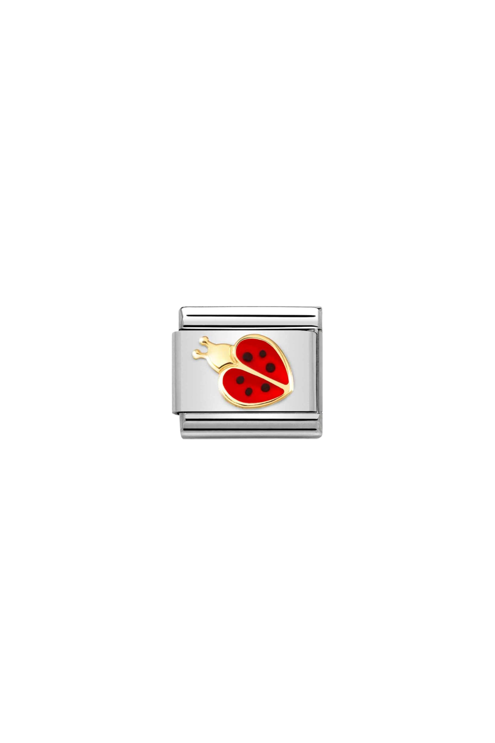 Symbols 18k Gold & Enamel Red and Black Ladybird