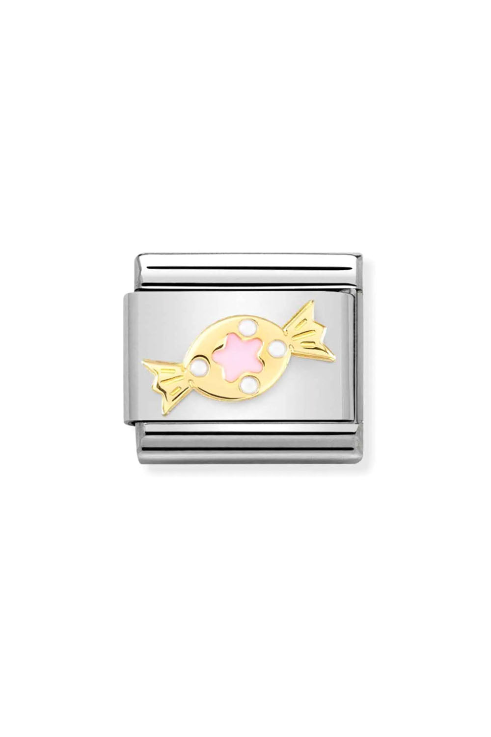 Symbols 18k Gold & enamel Pink Sweet