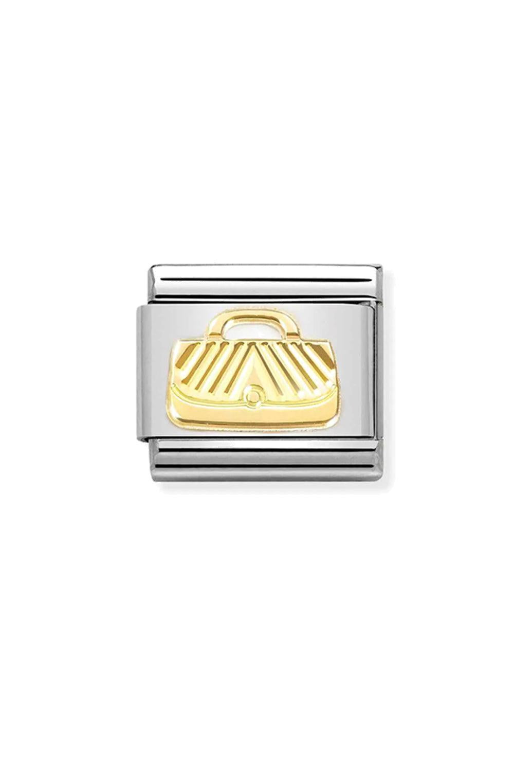 Symbols 18k gold Diamond-coated Bag Etched Bag