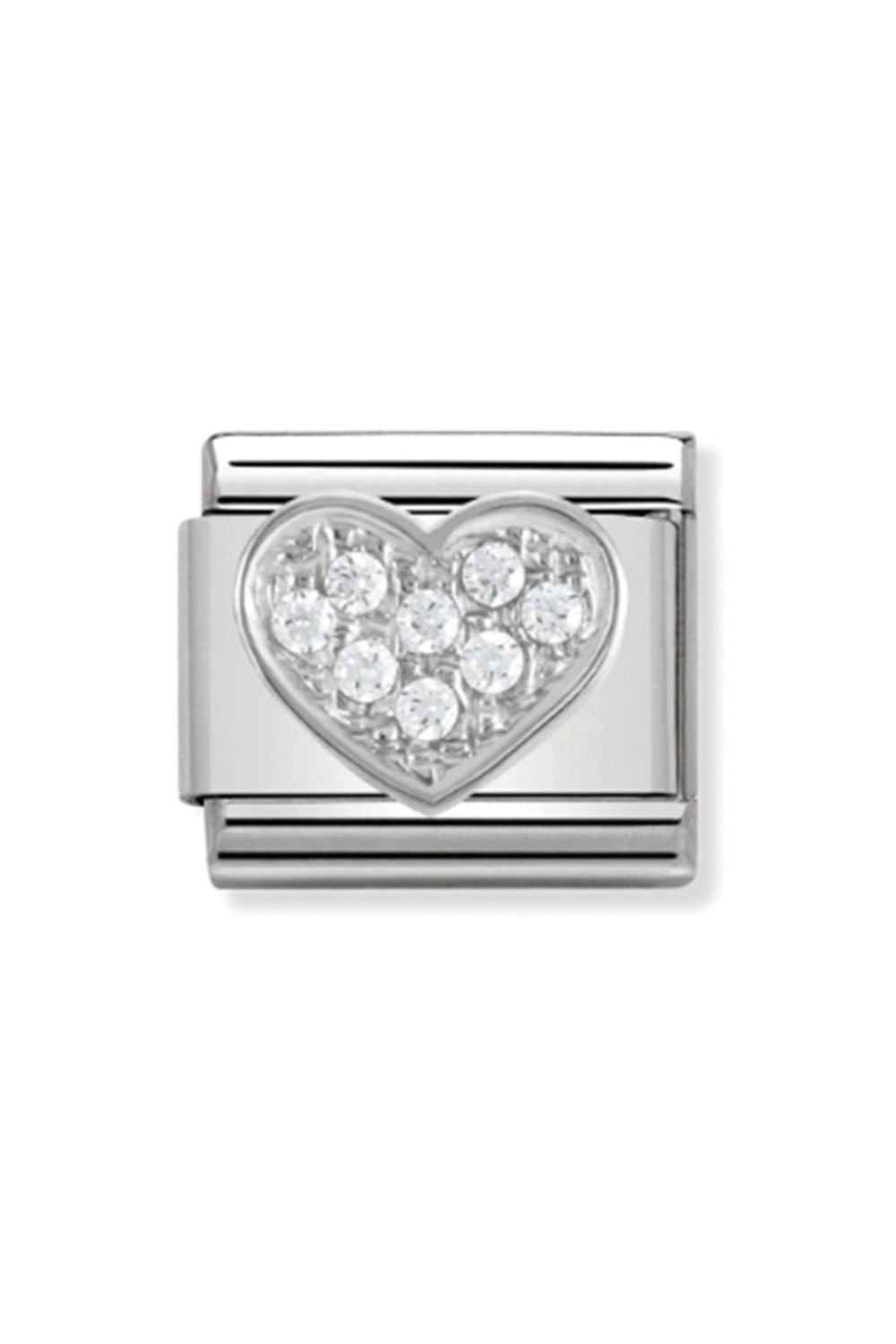 Symbols 925 Sterling Silver & CZ heart