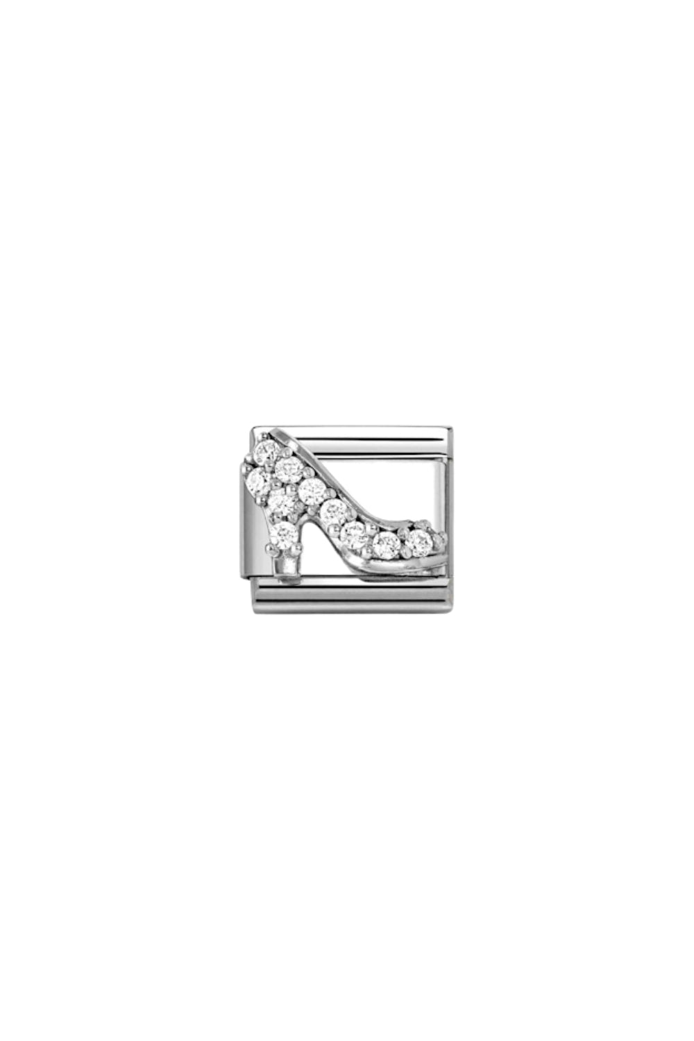 Symbols 925 Sterling Silver and CZ High Heels