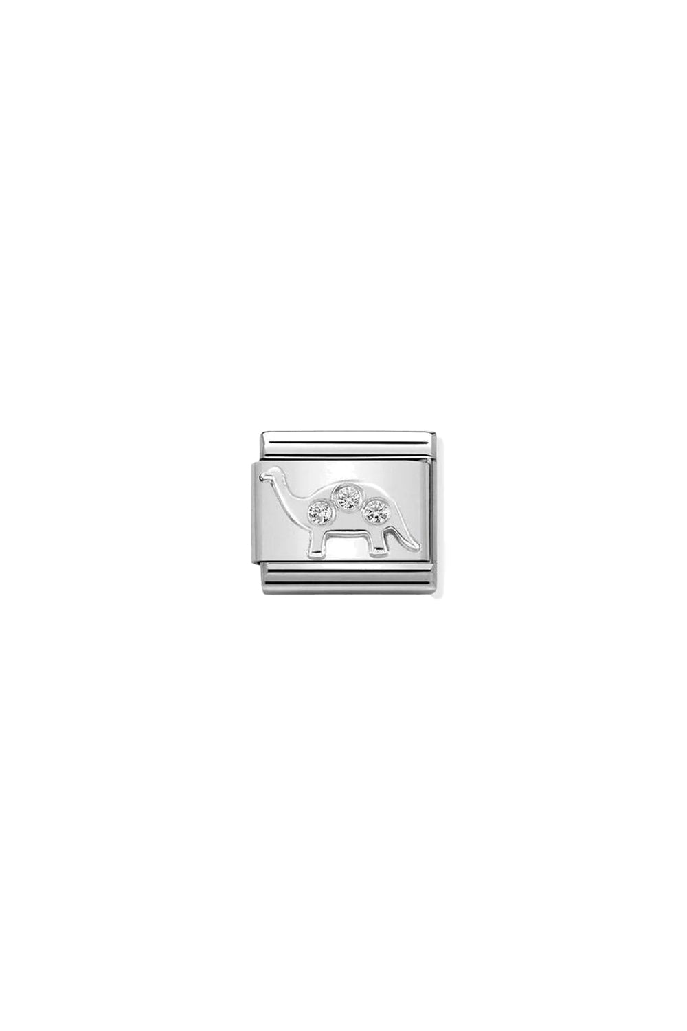 Symbols 925 Sterling Silver with CZ Dinosaur