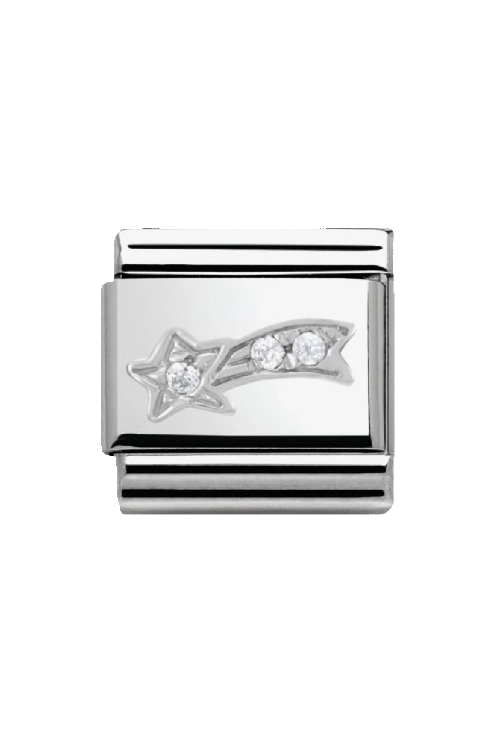 Symbols 925 Sterling Silver with CZ Shooting Star