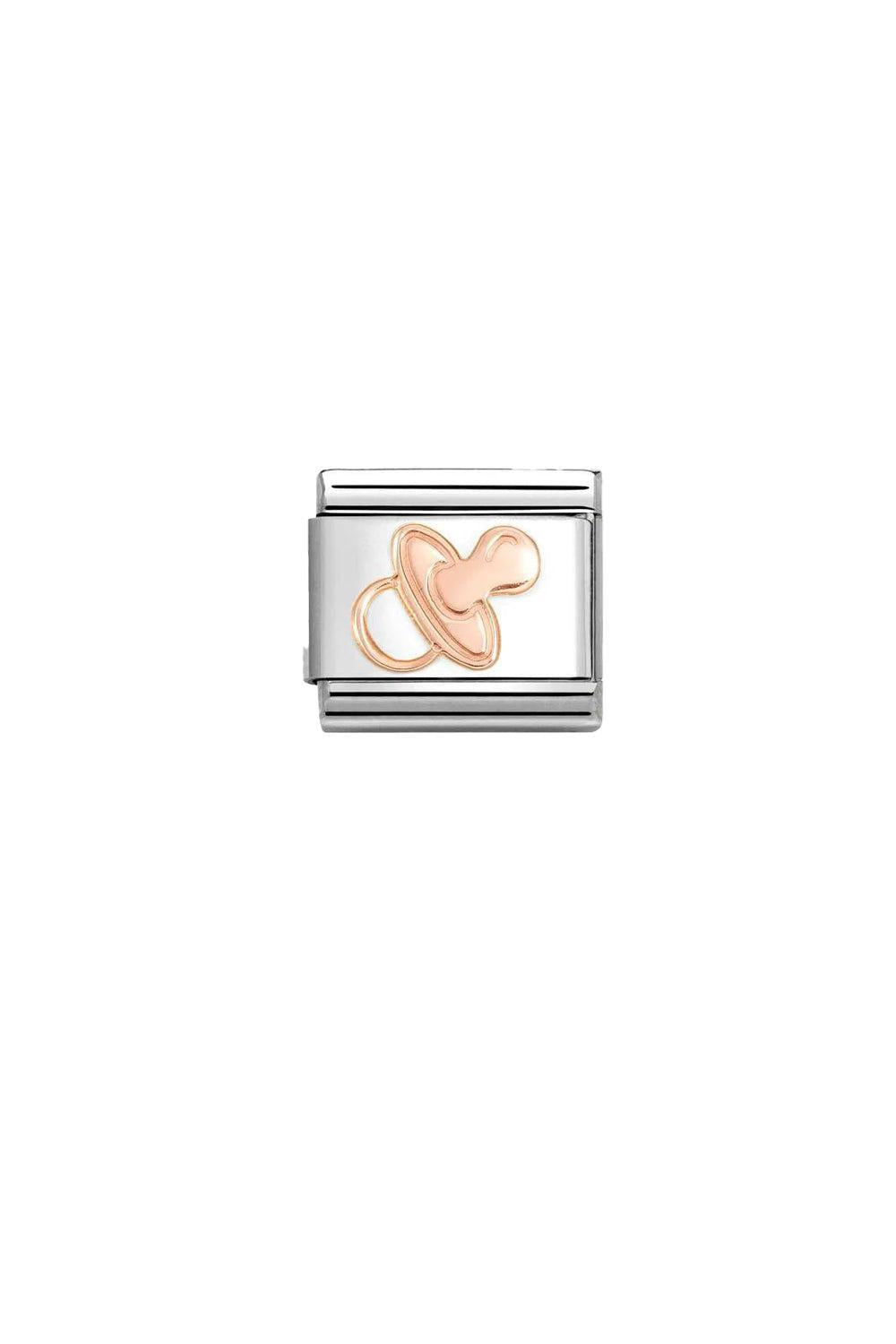 Symbols 9k Rose Gold Pacifier