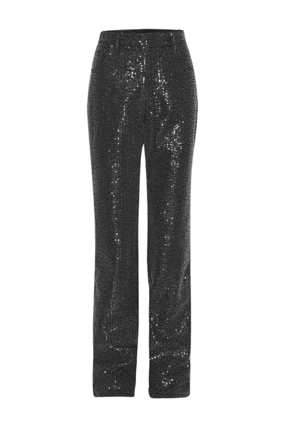 TWILL SEQUIN JEANS BLACK