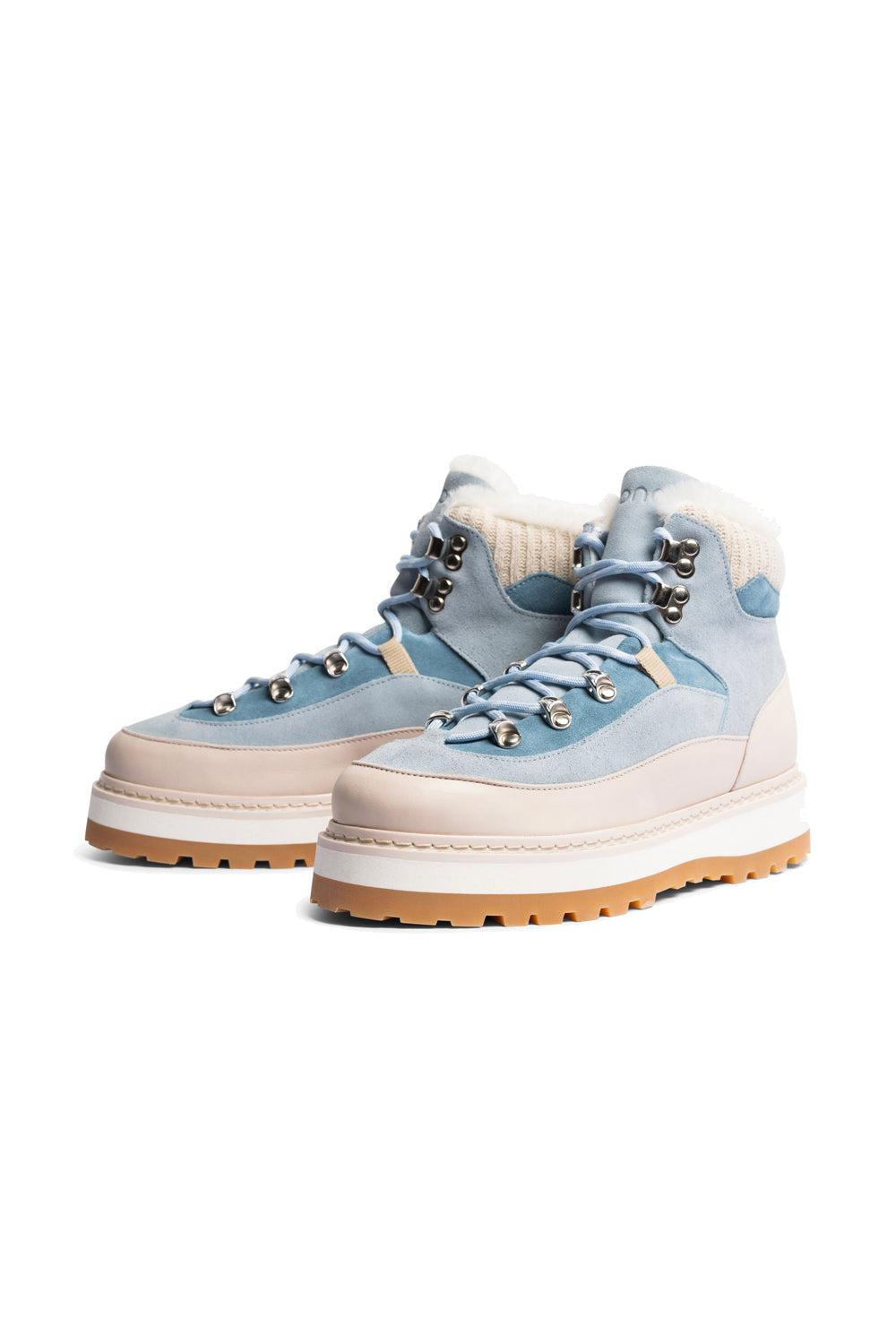 Tag cap suede X Ingrid IceBlue