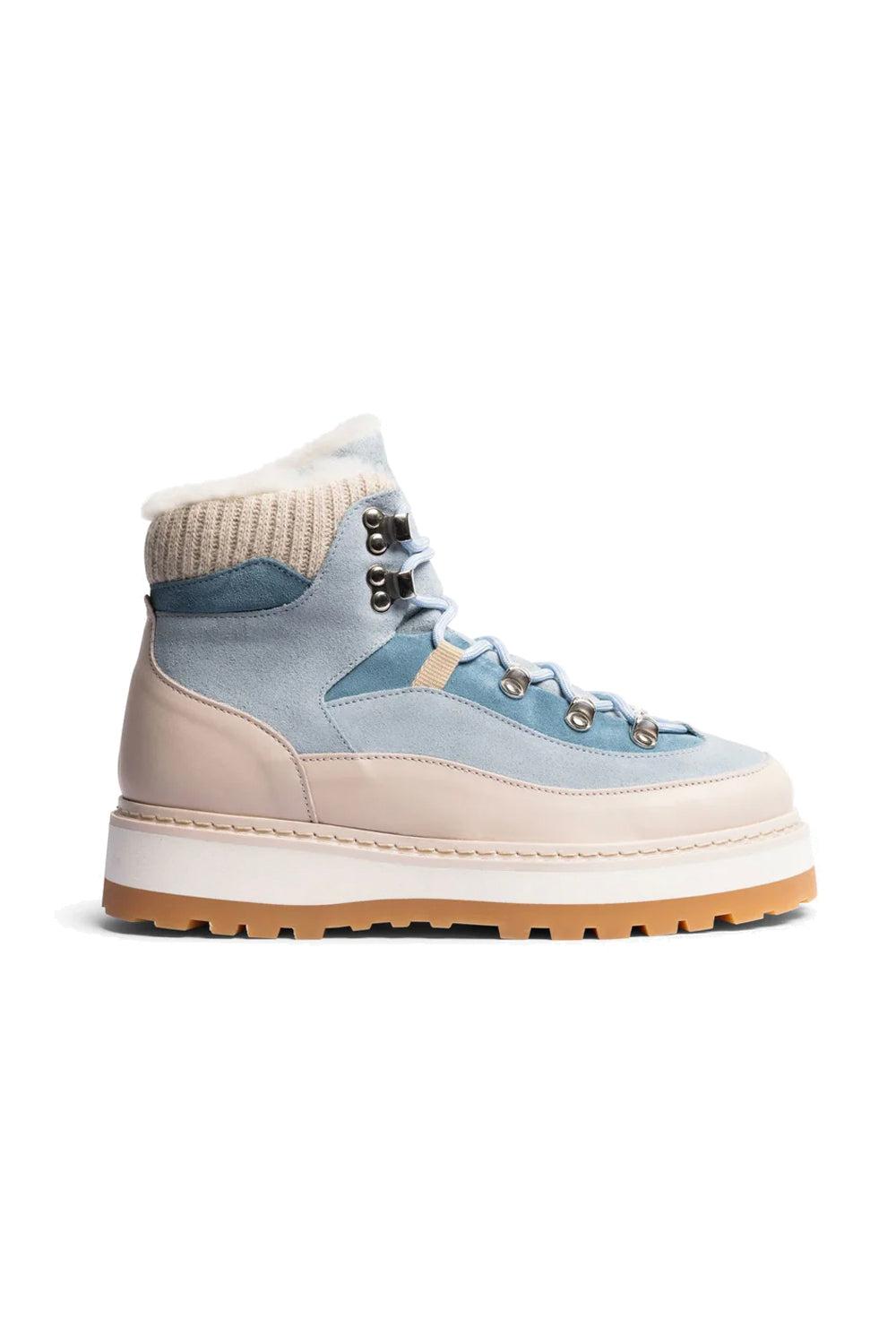 Tag cap suede X Ingrid IceBlue