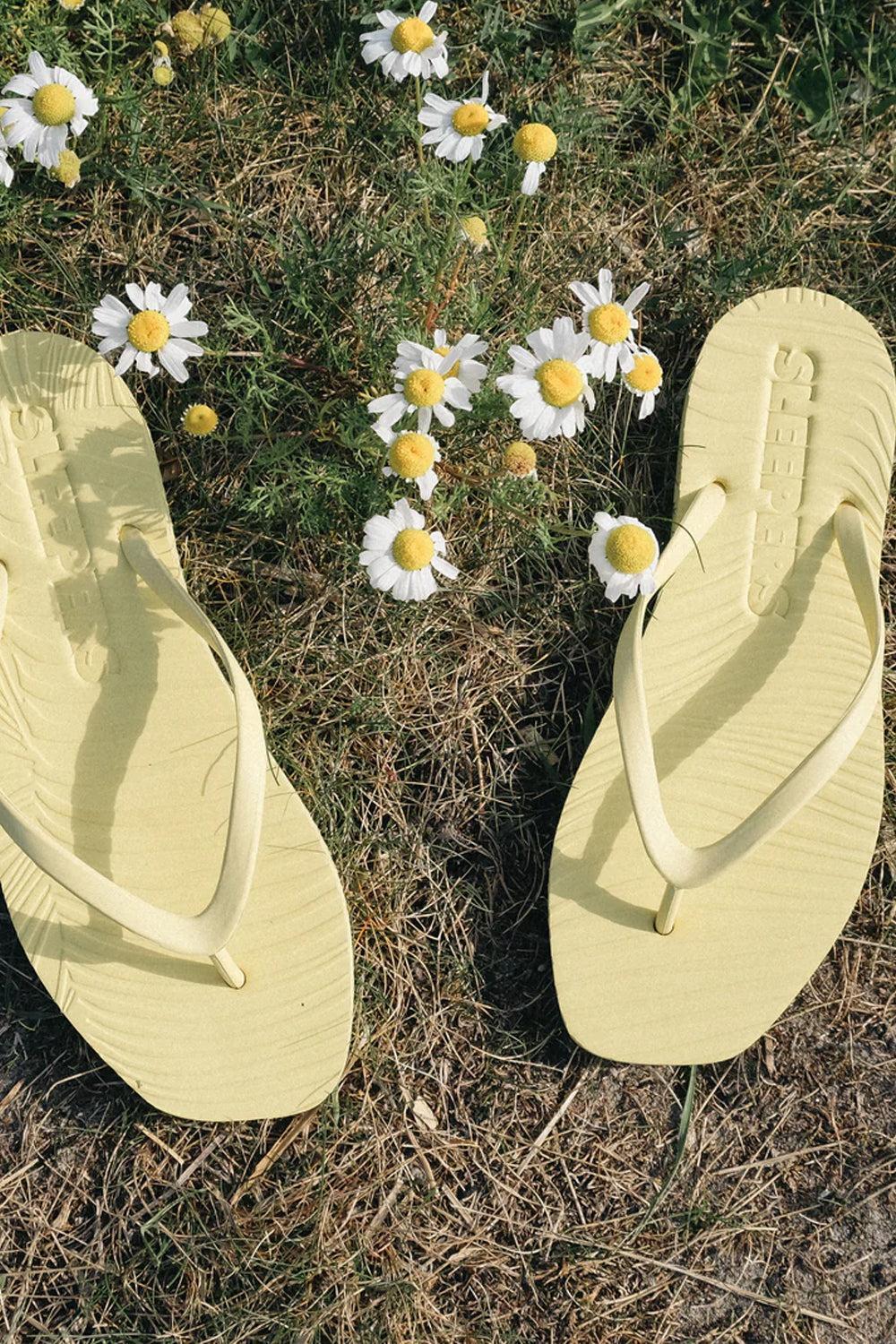 Tapered Flip Flop Mellow Yellow