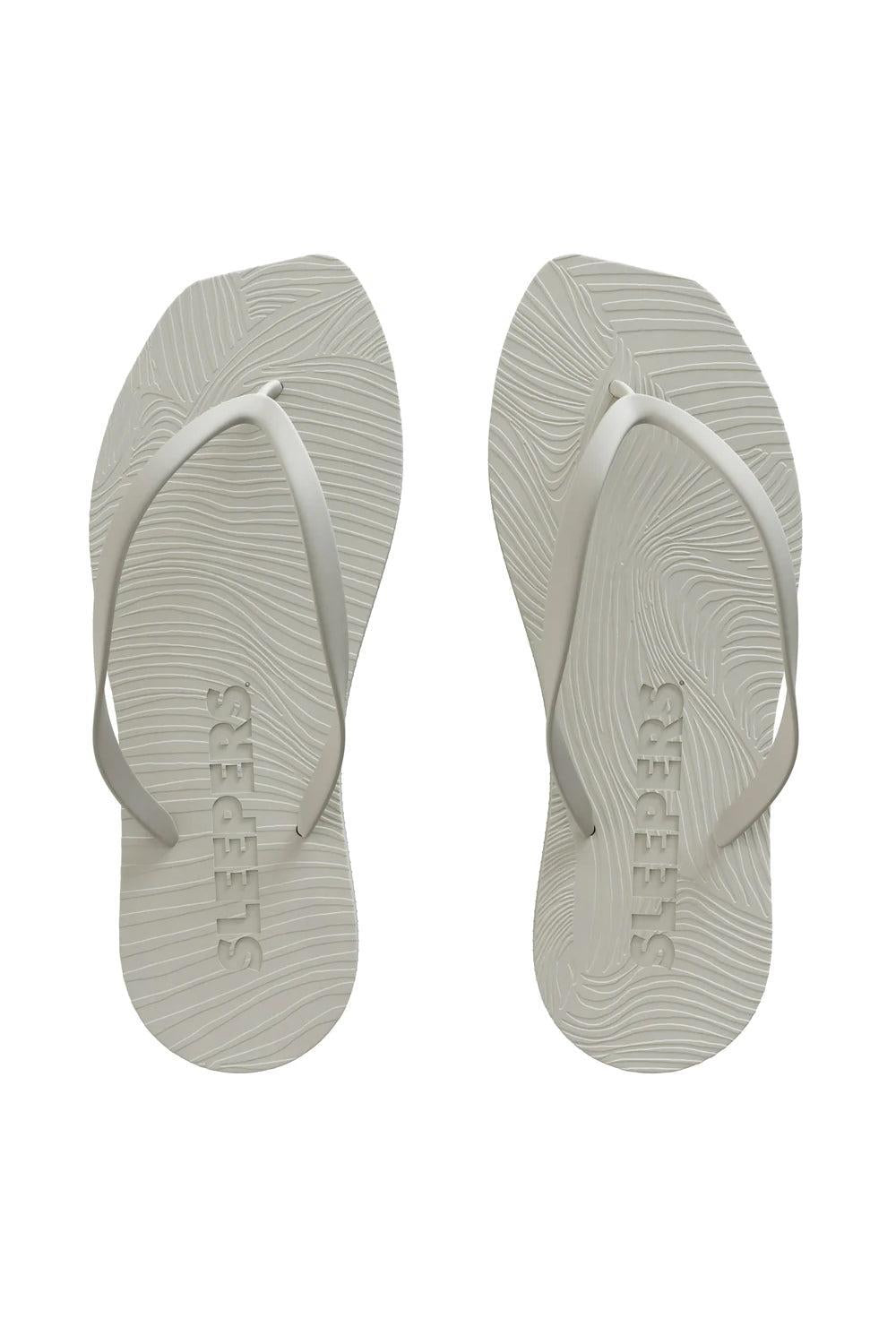 Tapered Flip Flop White