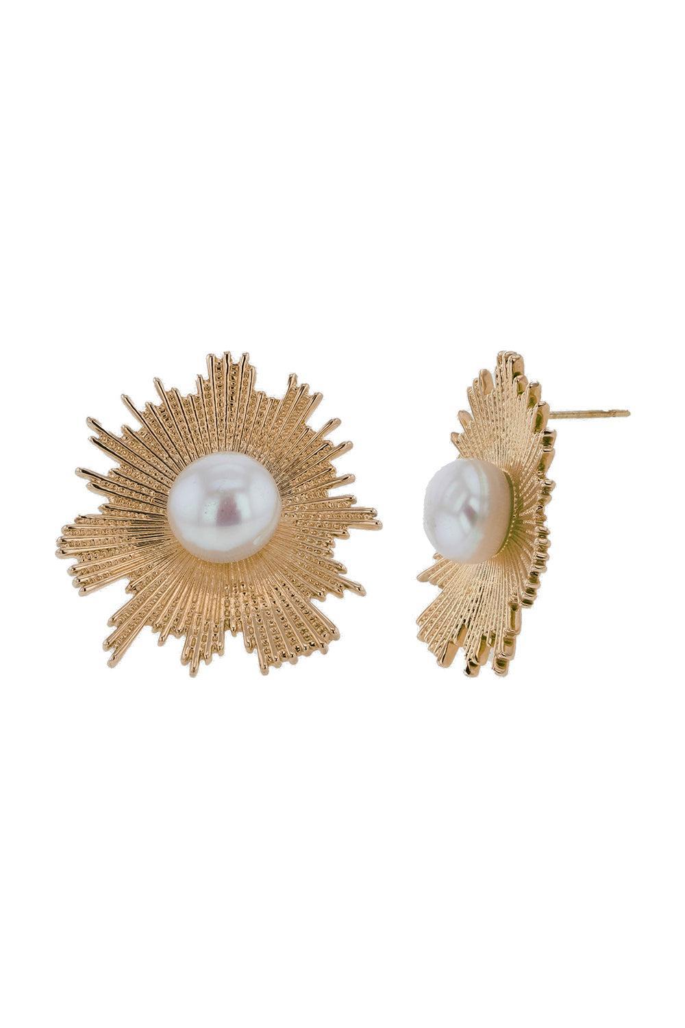 The Beam Earrings Gold