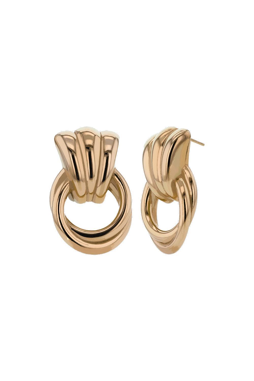 The Oyster Earrings Gold