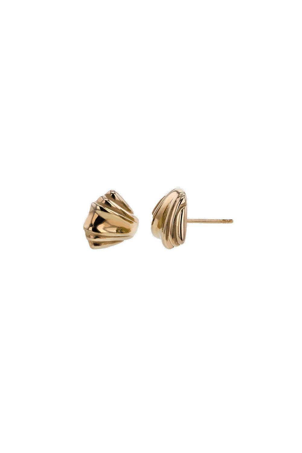 The Shell Studs Gold