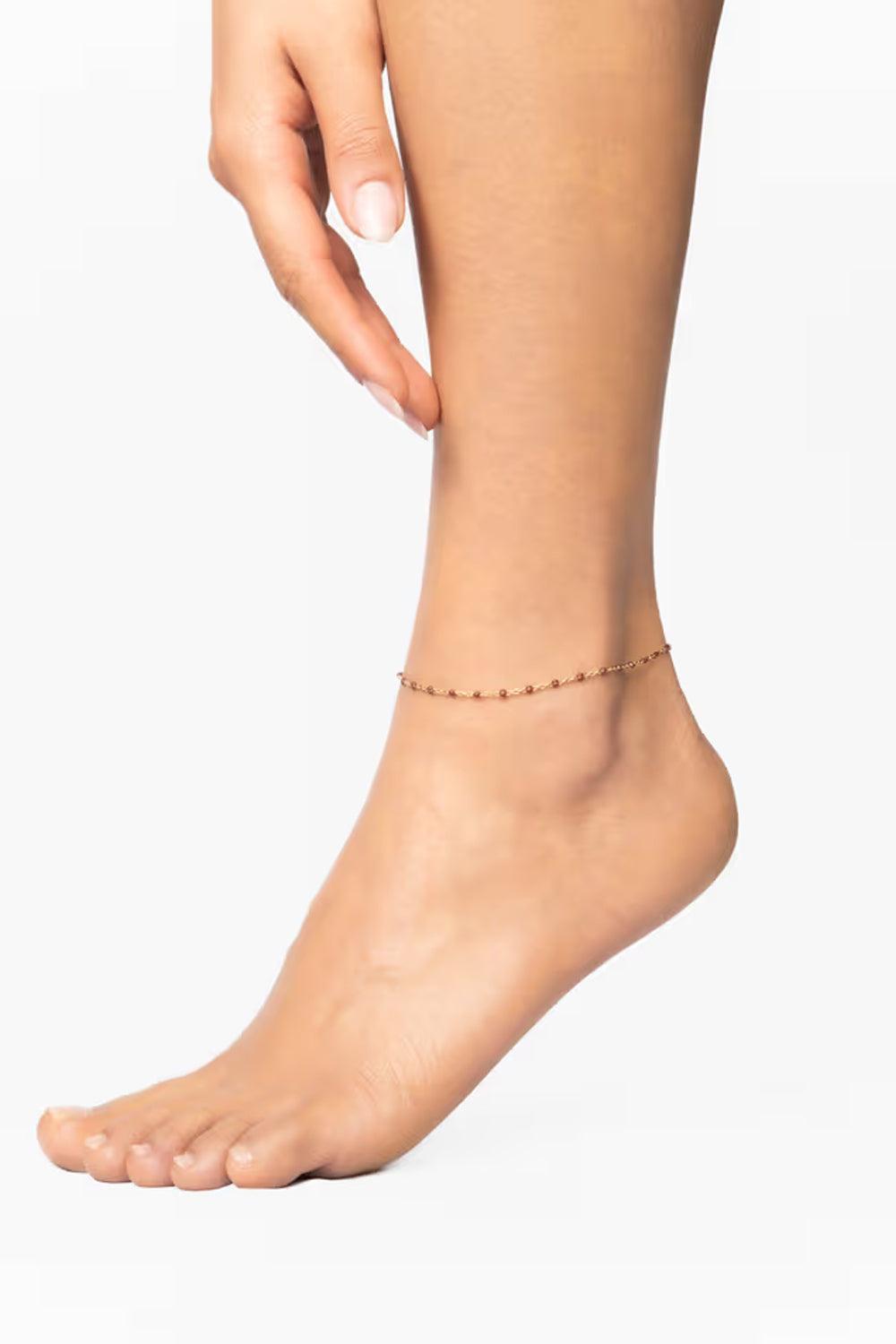 The Terracotta Bead Anklet