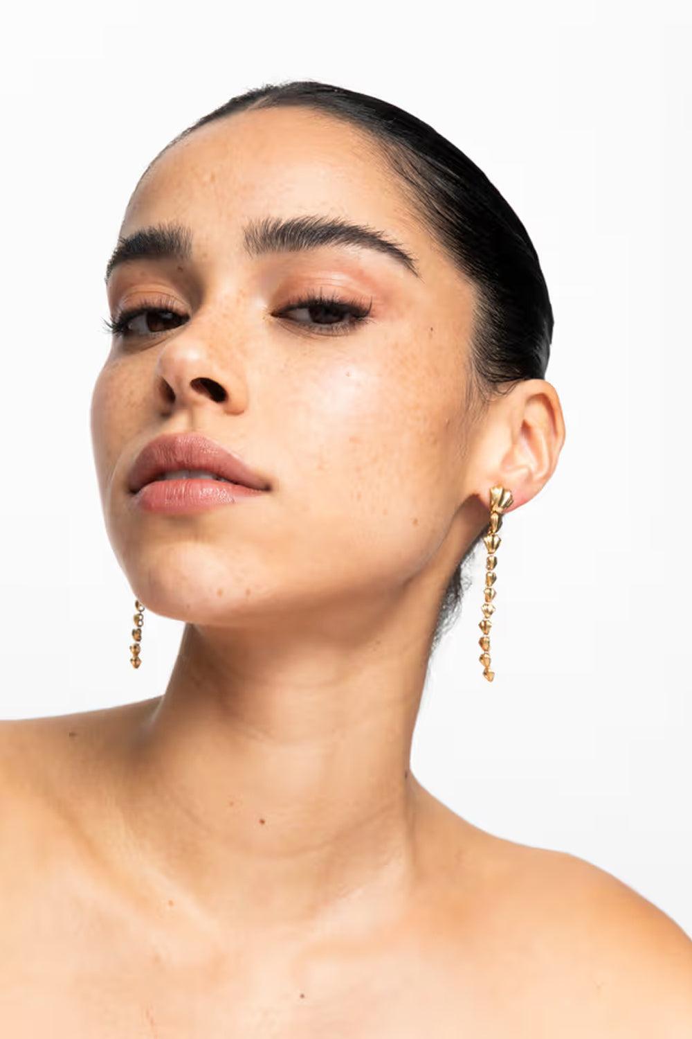 The long shell earrings