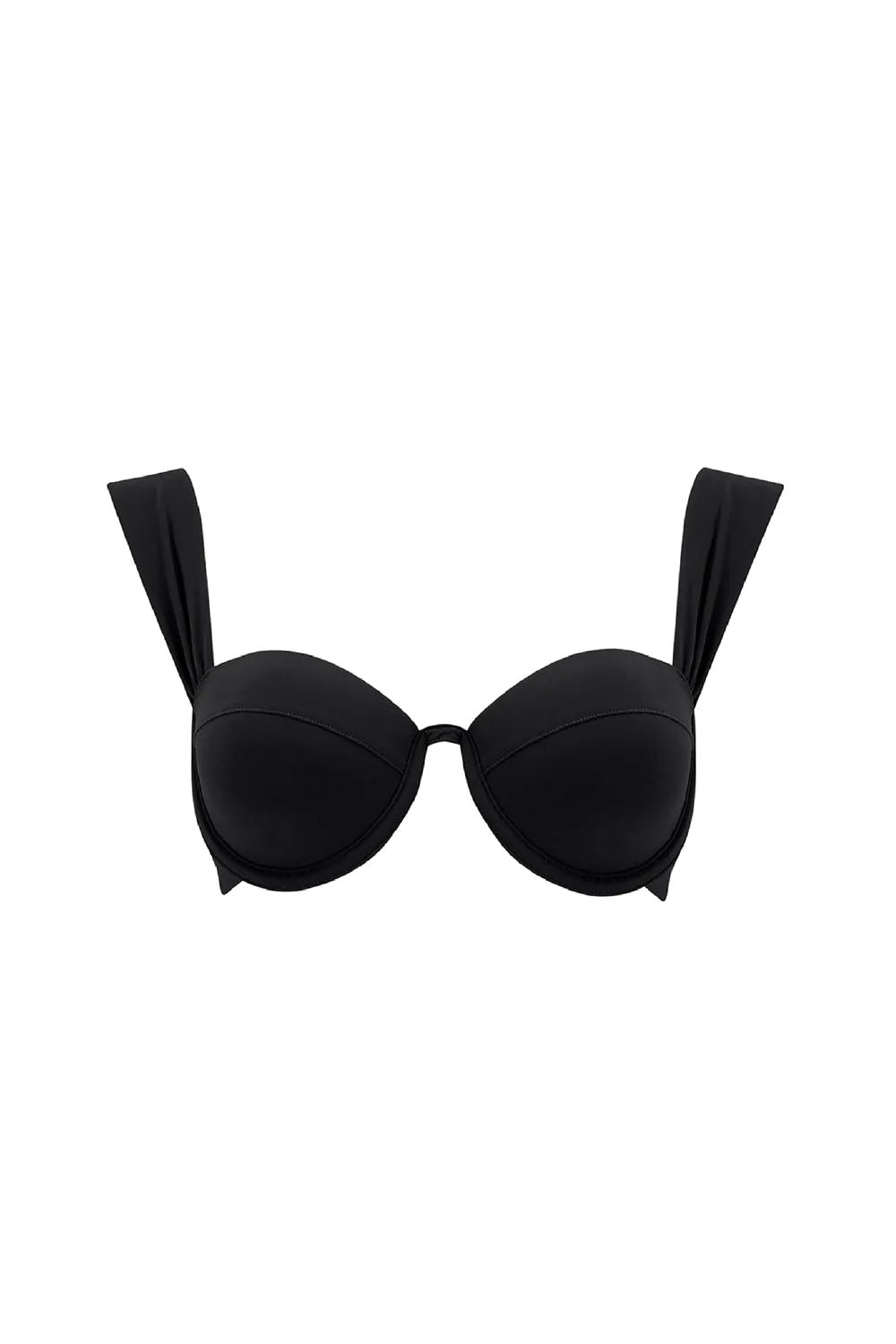 The modern Bustier Bra True Black