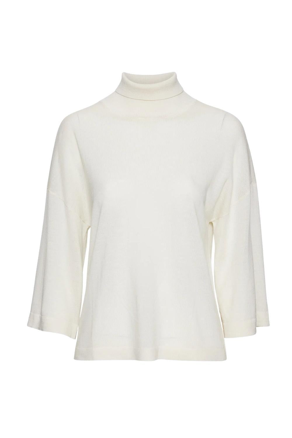 Tia Merino Knit Knitwear White