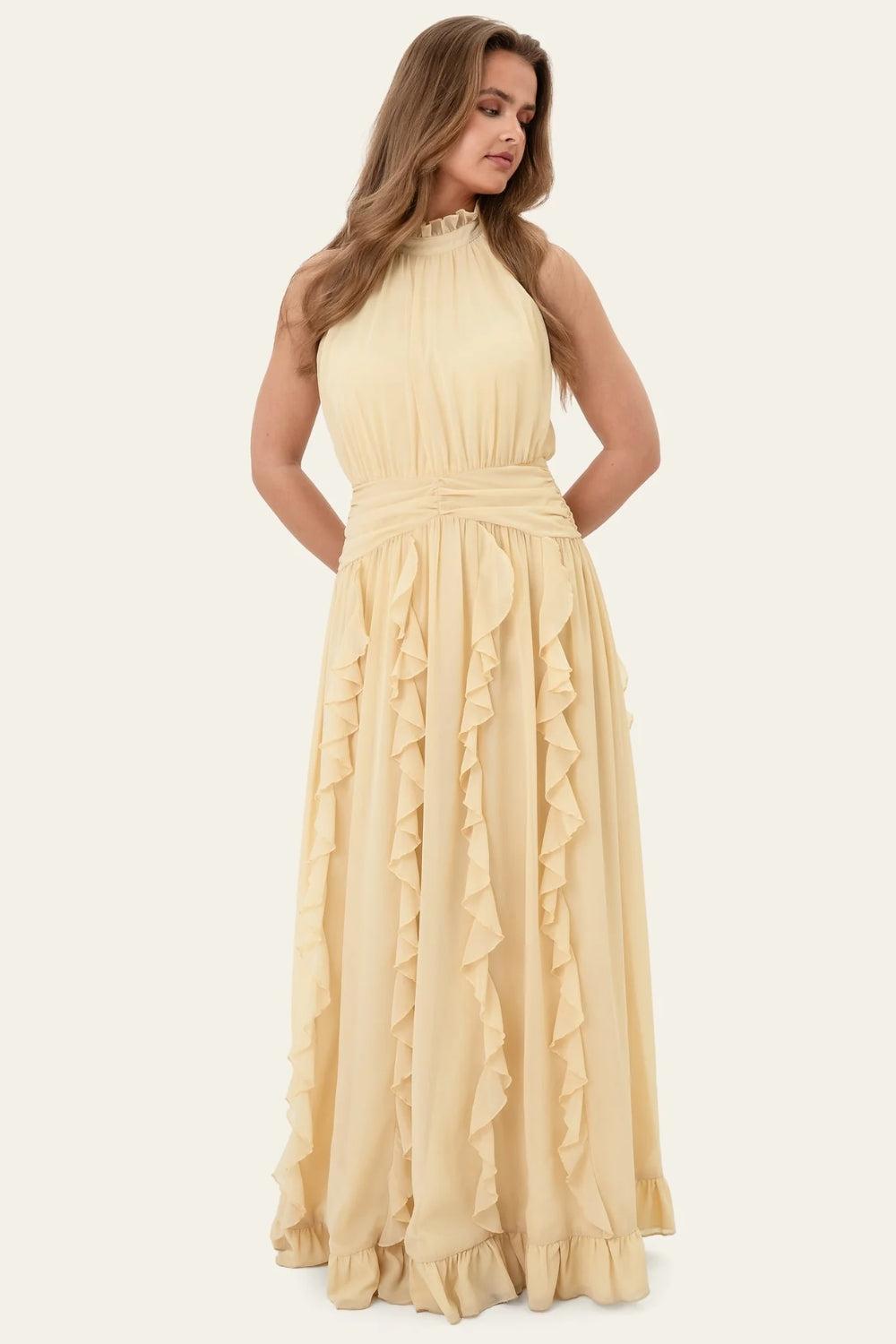 TianaIC Maxi Dress Yellow