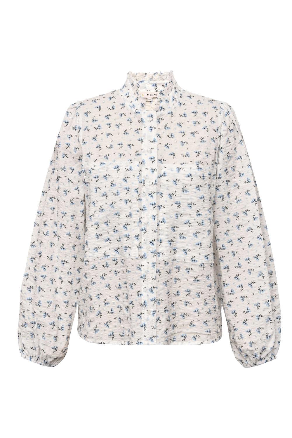 Tiffany Shirt Off White/Blue