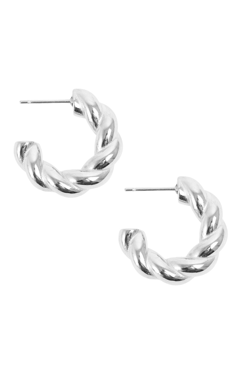 Tone Damli Friendship Hoops Silver