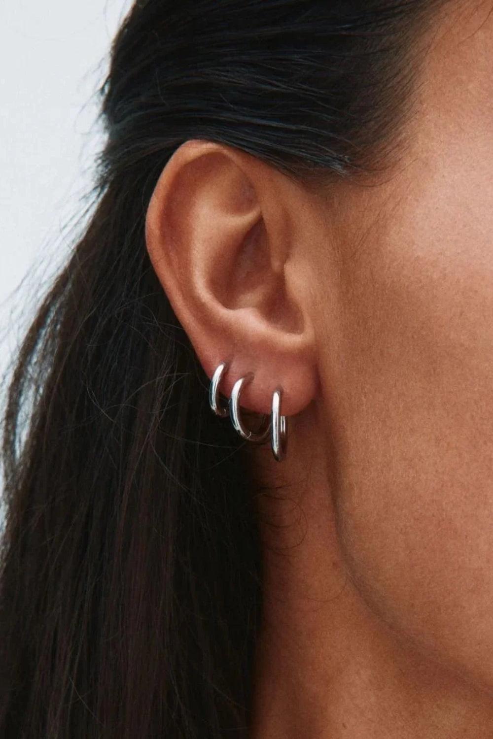 Triple Pair Hoops Steel