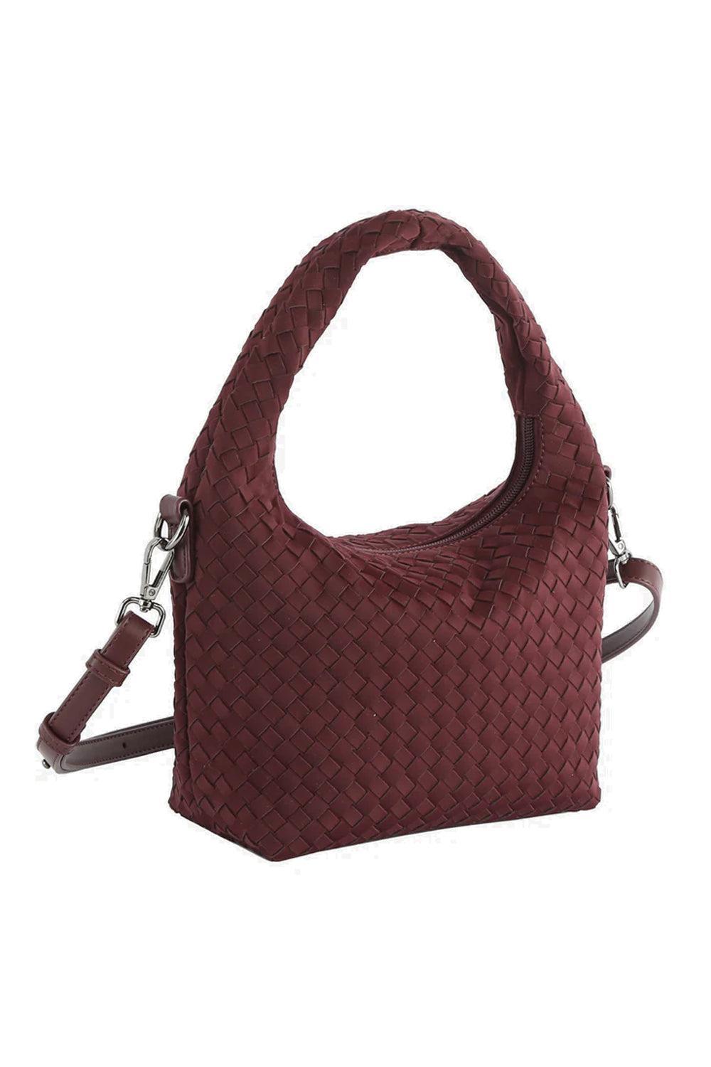 Twist braided neoprene 475 midnight plum