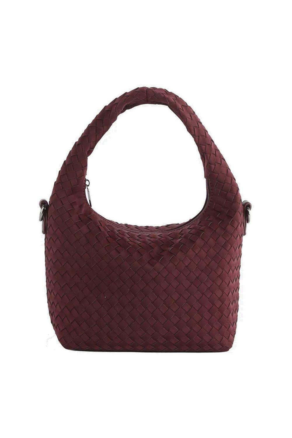 Twist braided neoprene 475 midnight plum
