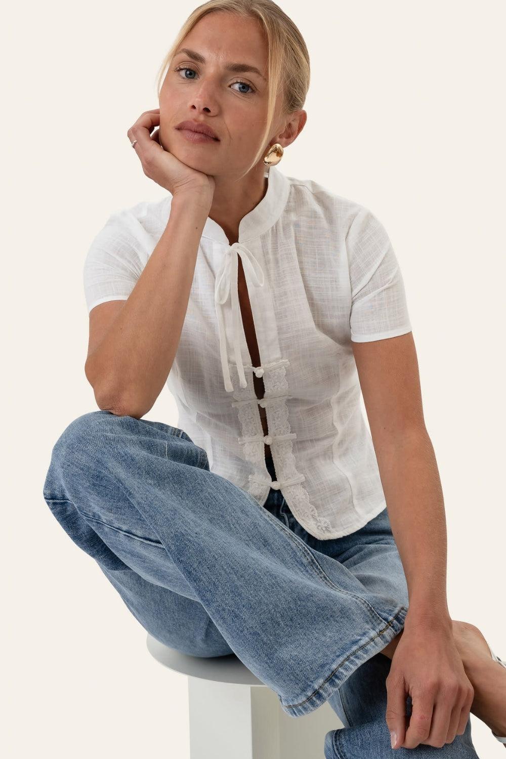 TyraIC Blouse White