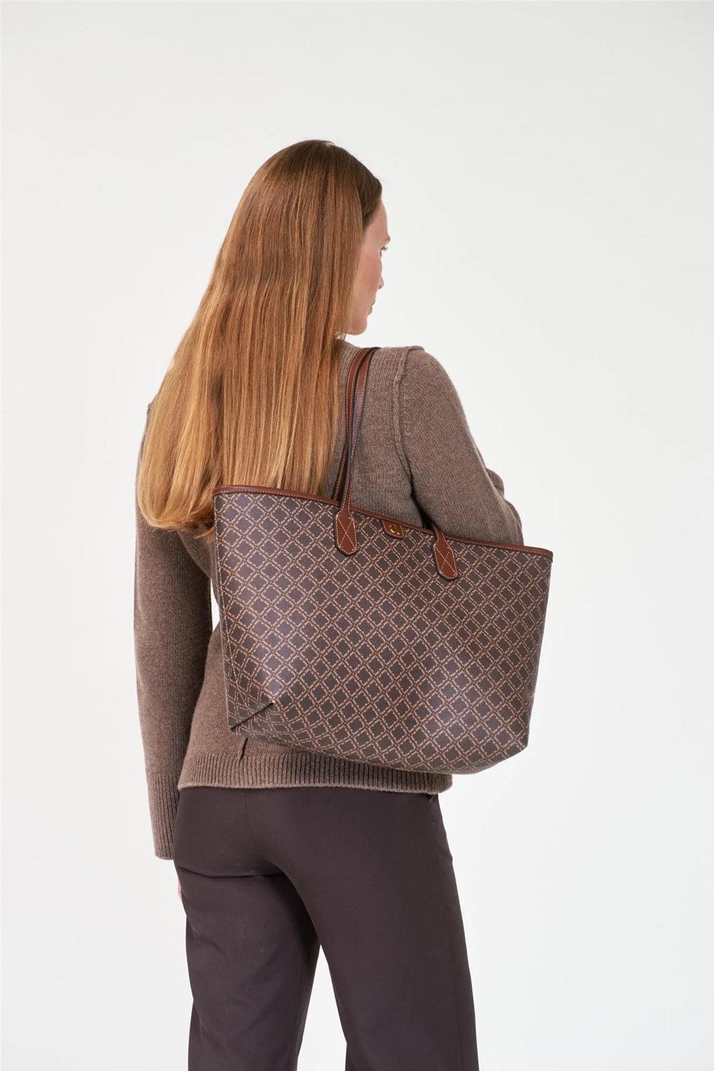 Ultimate Monogram Tote Brown