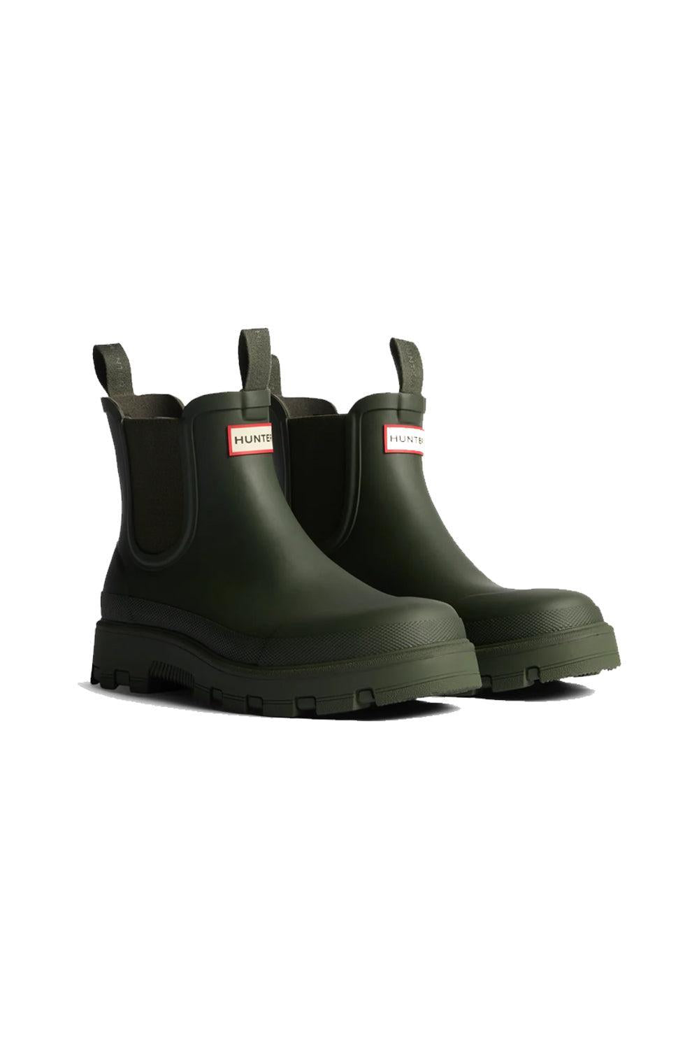 Unisex Elements Elastic Chelsea Boot Dark Olive