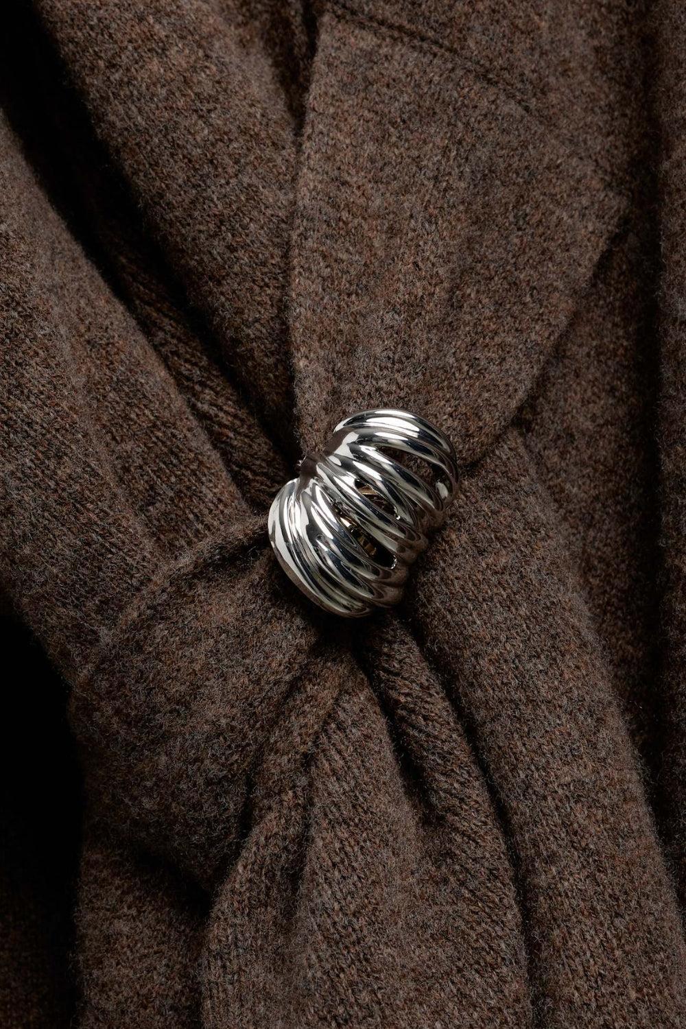 Vail Merino Shawl Brown