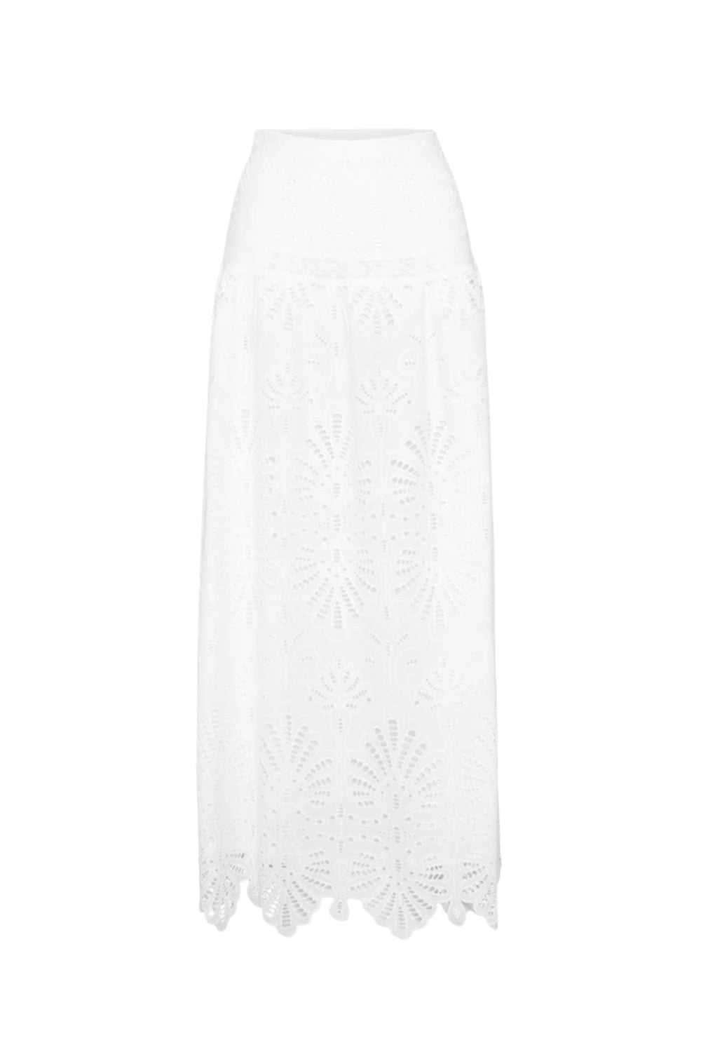 Vanina maxi skirt White