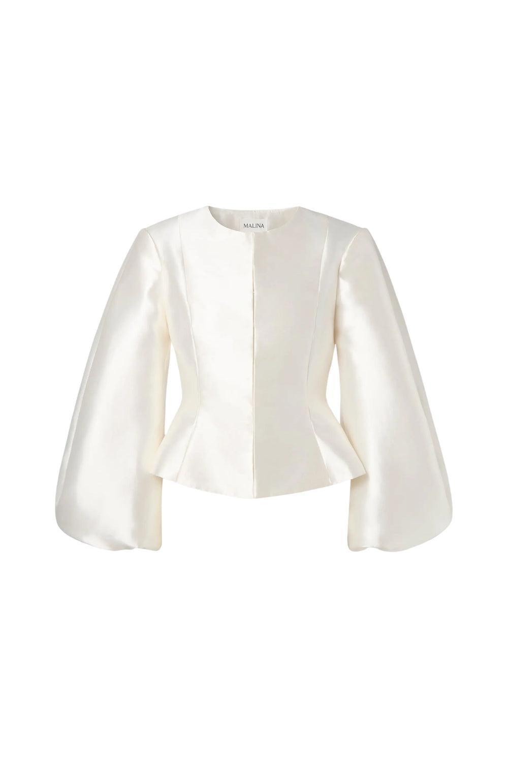 Vendela Ballon Sleeve blouse Ivory