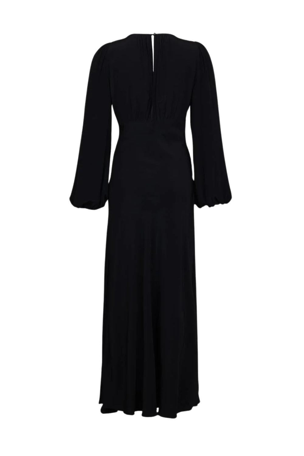 Viscose Maxi Dress Svart