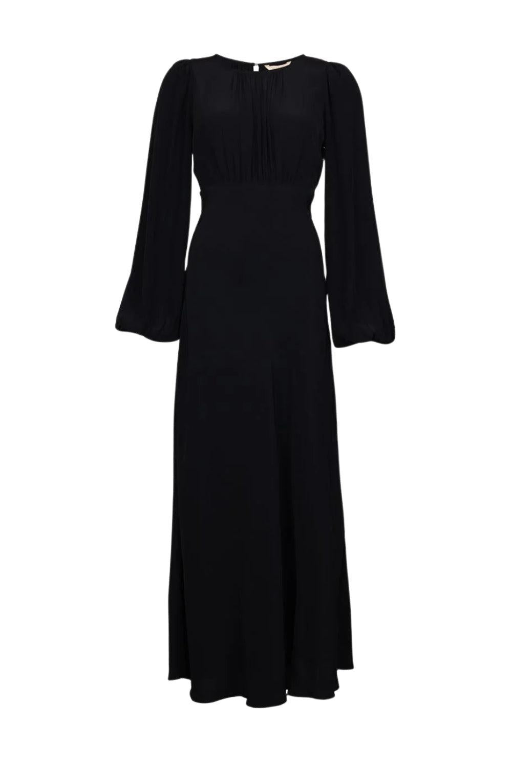 Viscose Maxi Dress Svart