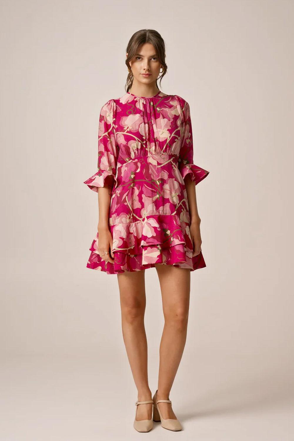 Viscose Mini Dress Amour