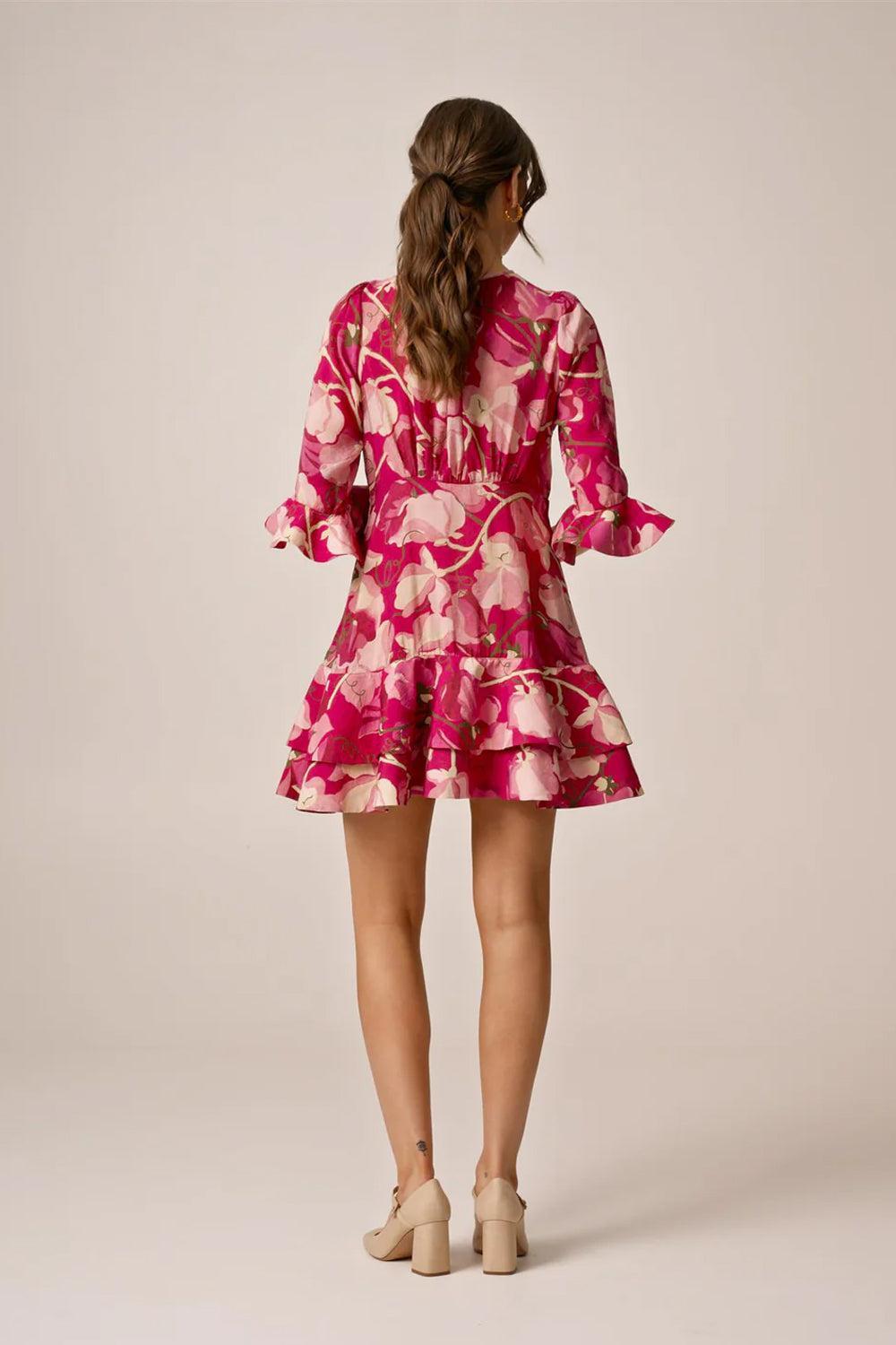 Viscose Mini Dress Amour