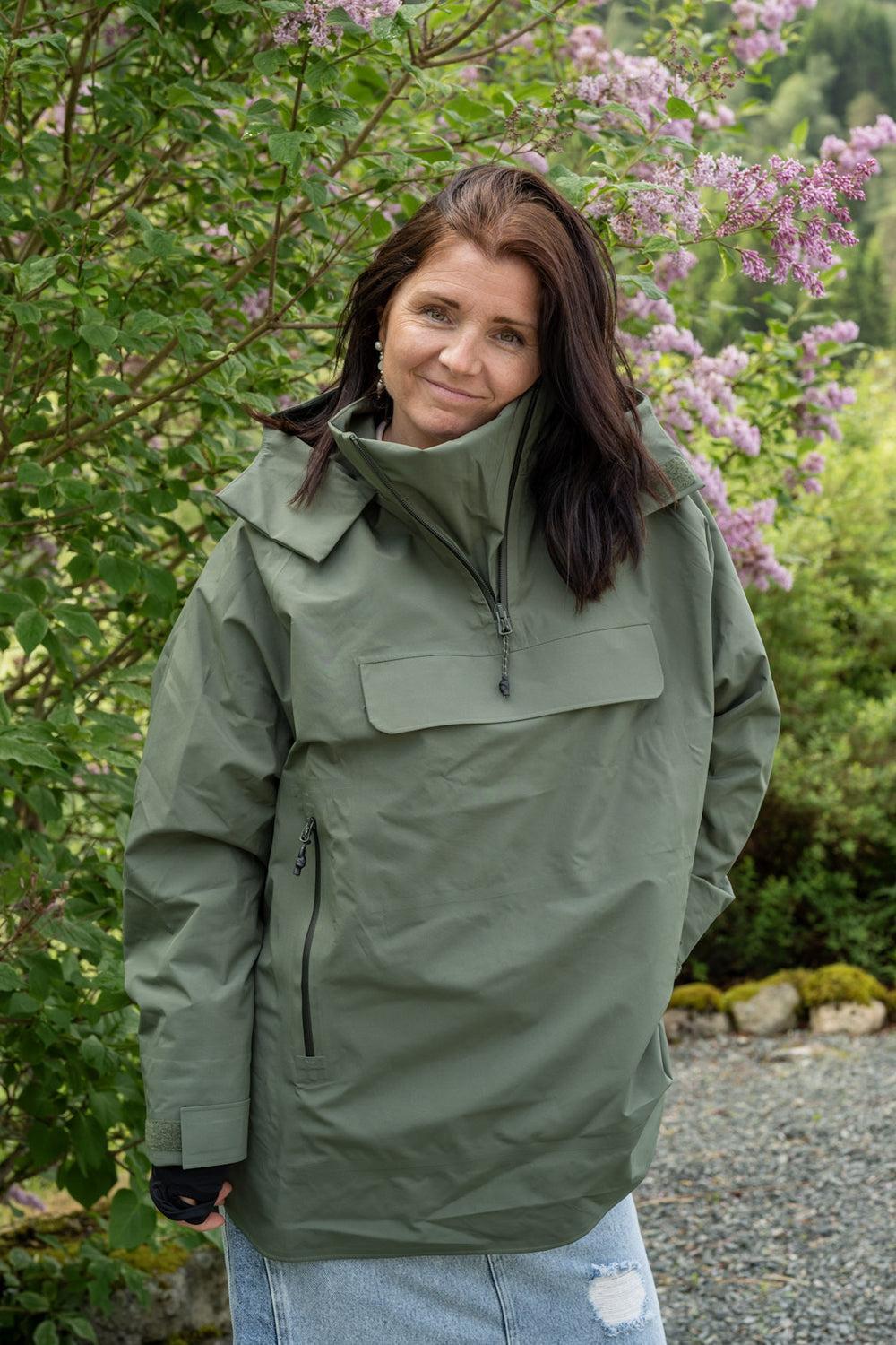 Voss Poncho Grape leaf