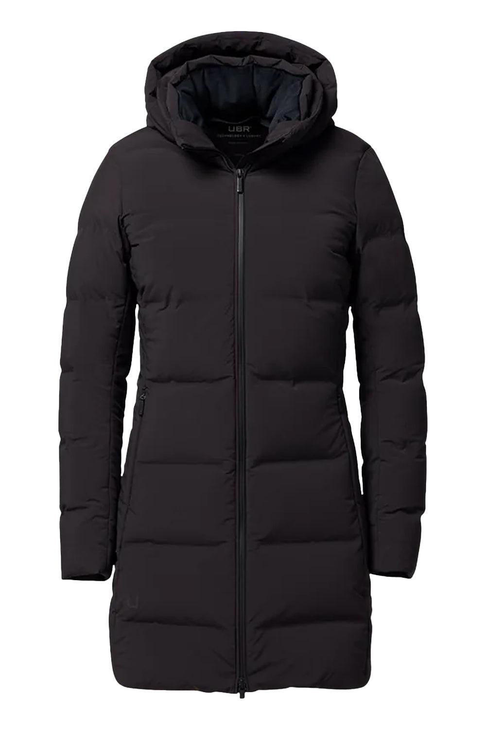 W Enigma Parka Espresso down collar