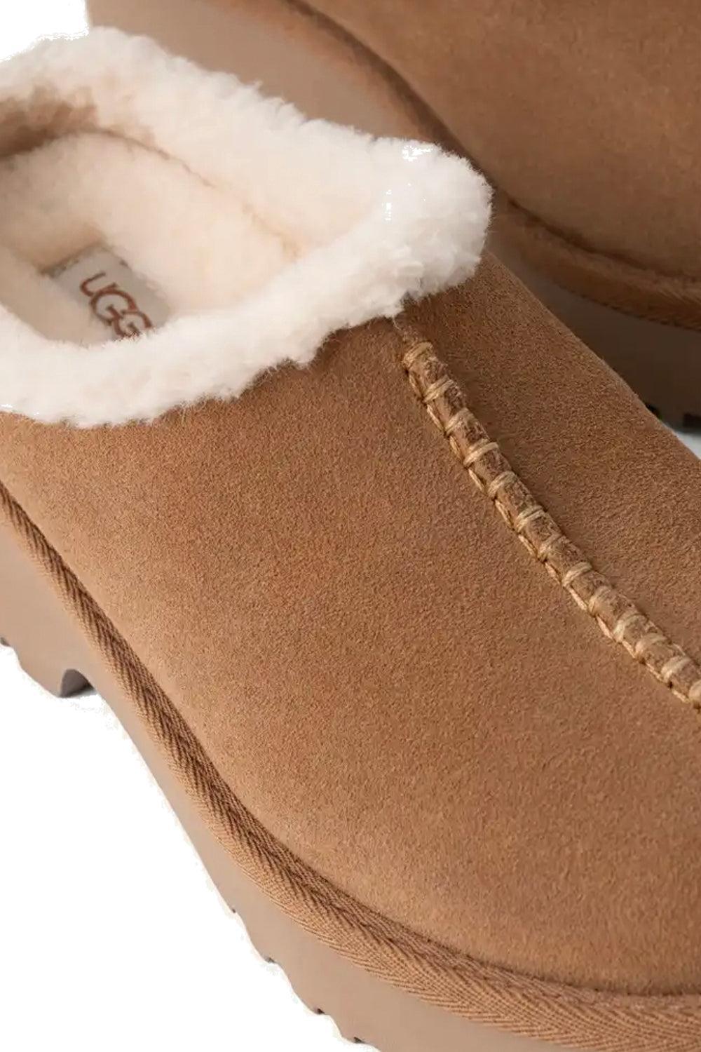 W New Heights Cozy Clog Chestnut